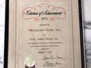ELTON JOHN 1972 Award For Honky Cat To Dick Janes