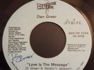 Modern Soul Disco 45 - Dan Greer - Love Is The Message - Beale St. - VG