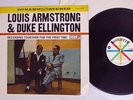 LOUIS ARMSTRONG & DUKE ELLINGTON SAME ROULETTE SMJ-7012 Japan VINYL LP