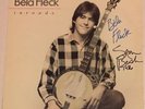 BELA FLECK Inroads SIGNED Autographed USA Orig Rounder Bluegrass LP NICE