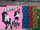 rockabilly psychobilly * THE CRAMPS * SMELL OF FEMALE 4x7´´ coloured Vinyl Box