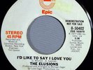 HEAR IT 70's R&B Soul Promo 45 rpm The Elusions 