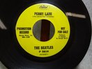 BEATLES PROMO 45 -PENNY LANE/ STRAWBERRY FIELDS FOREVER -CAPITOL P-5810