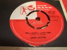 JOHN LEYTON - TELL LAURA I LOVE HER / GOODBYE TO TEENAGE LOVE