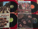 4 BEATLES LP s ABBEY ROAD RUBBER SOUL SECOND SERGEANT PEPPERS LONELY HEARTS CLUB