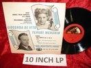 UK NrM 10 INCH HMV BLP 1046 MONO GIOCONDA DE VITO, YEHUDI MENUHIN  BACH DOUBLE V