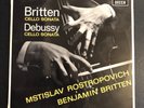 DECCA SWL 8503 Britten / Debussy: Sonatas Rostropovich 10