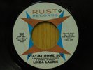 Linda Laurie 45 Stay At Home Sue bw Lazy Love on Rust teen pop