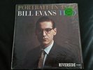 Bill Evans Trio Portrait In Jazz Vinyl LP Riverside Records 1968 Reissue MONO