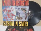 GUNS N ROSES Appetite for Destruction LP EX- Vinyl BANNED SLEEVE & STICKERS 1987