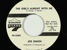 Northern Soul 45 - Joe Simon - The Girl's Alright With Me - SS7 - VG+ mp3