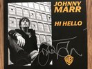 Johnny Marr Hi Hello Signed 7” Vinyl Autographed Numbered The Smiths Morrissey