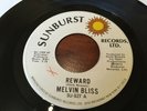 Melvin Bliss - Reward / Synthetic Substitution - Original US Soul 45 - Sunburst