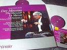 HANDEL the MESSIAH rare 1991 2LP w RILLING BACH COLLEGIUM, LAUDATE MINT