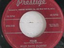 MILES DAVIS: THAT OLD DEVIL MOON & FOUR PRESTIGE 45 RPM
