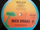 Nick Drake LP Bryter layter UK 2nd Island Press A-1U & B-1U