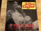 ALICE COOPER - RARE LIMITED EDITION NUMBERED VINYL LP + POSTER T FOR TEXAS