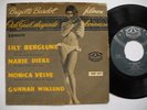BRIGITTE BARDOT picture sleeve EP 1957 Sweden rare Karusell KSEP 3057