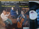 MENUHIN - KENTNER - CASSADO  / MOZART - RAVEL  / HMV ASD 423 G/c