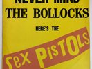 SEX PISTOLS NEVER MIND THE BOLLOCKS RARE BRAZIL RCA LP WITH ORANGE BACK COVER