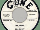 DOC BAGBY The Spider / Pancake Hop 45rpm Gone 1960 R&B instrumentals