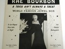 RAE BOURBON RAY SIGNED A Trick Ain't Always A Treat LP Gay Drag Jewel LP 1960s