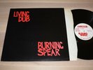 Burning Spear LP - Living Dub / UK PRELP 3 PRESS in MINT