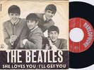 THE BEATLES She Loves You Norwegian 45PS 1963 Danish sleeve