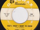 Northern Soul - James Carr That's what I want to know - original US Goldwax