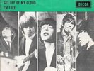THE ROLLING STONES 45 GET OFF OF MY CLOUD+PS HOLLAND RARE GREEN SLEEVE 1965