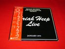 Uriah Heep 2LPs URIAH HEEP LIVE w/Obi japan EX