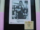 QUEEN Original 1974 Concert Ticket and Song Sheet Framed