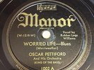 Oscar Pettiford: Worried Life / Empty Red Blues 78 - Manor 1002 - Blues