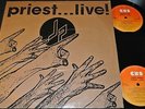 JUDAS PRIEST Priest...Live  / India DLP 1987 CBS GRAMOPHONE INDIA 26001/2