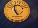 Elvis Presley.Blue Moon of Kentucky.Mint.Blue Vinyl. Sun 7”Rock & Roll.45rpm.
