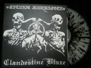 SATANIC WARMASTER / CLANDESTINE BLAZE LP Northern Heritage Horna Sargeist