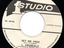 1975 DEEP ROOTS REGGAE - L CROSDALE SET ME FREE - STUDIO 1 ONE 7