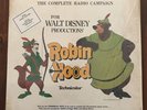 Disney Complete radio spot Campaign Custom cover Robin Hood LP w/7