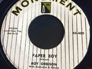 RARE-ROY ORBISON PAPER BOY / WITH THE BUG (7