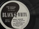 Earle Spencer - 78rpm single 10-inch – Black & White #822 Five Guitars In Flight