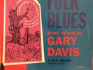 REV. GARY DAVIS Folk Blues LP CONTINENTAL CLP 16003 orig dg mono RARE