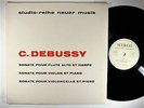DEBUSSY Sonatas for Violin, Cello, Piano, Harp WERGO 60025 FIRST ED.