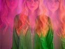 Chromatics-Shadow (Half White, Half Clear Vinyl VINYL NEUF