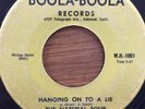 THE NATURAL FOUR Hanging on to a Lie-Twelve Months BOOLA BOOLA Oakland Soul HEAR