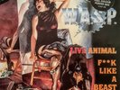 W.A.S.P. ?– Live Animal (F**k Like A Beast) Special LTD Giant Poster Bag Rare