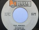 ALLISON & CALVIN TURNER   YEAH MEMORIES / SHAKE   RARE SWEET SOUL FUNK 45 LULU