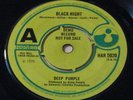 DEEP PURPLE black night/speed king 1970 UK HAR5020 1ST PRESS DEMO 45 VG RARE