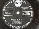 ELVIS PRESLEY . A MESS OF BLUES/ THE GIRL OF MY BEST FRIEND 78rpm