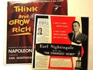 THINK AND GROW RICH and STRANGEST SECRET  Earl Nightingale LP c.1960 Money RARE
