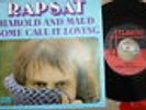 disque vinyl 45T pierre rapsat harold and maud 1974 TBE france